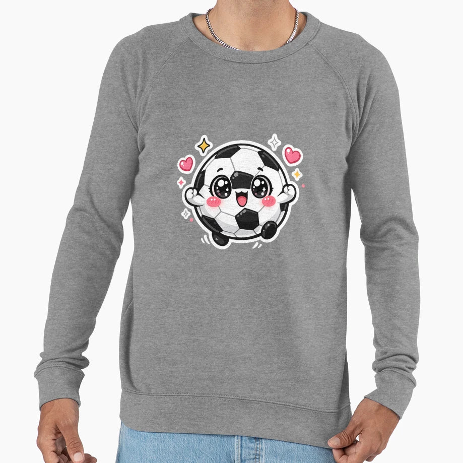 Kawaii Soccer Ball Fifa World Cup Sweatshirt - Minimalist Print Men Women - T-Shirt, Sweatshirt, Hoodie