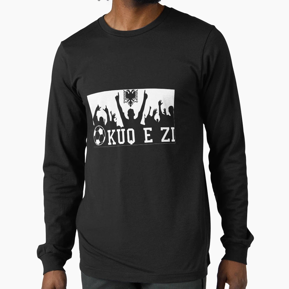 Albania Kuq E Zi T-Shirt - Aesthetic Graphic Unisex - T-Shirt, Sweatshirt, Hoodie