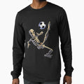 Soccer Halloween Skeleton Player T-Shirt - Trendy Graphic Unisex - T-Shirt, Sweatshirt, Hoodie