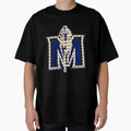 Chevron Gold And Navy Murray T-Shirt - Casual Everyday Wear for Adults - T-Shirt, Sweatshirt, Hoodie