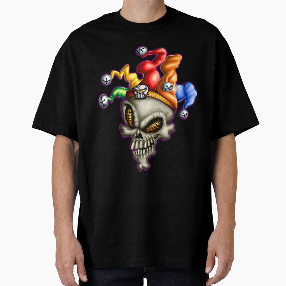Jester Skull T-Shirt - Casual Everyday Wear Men Women - T-Shirt, Sweatshirt, Hoodie