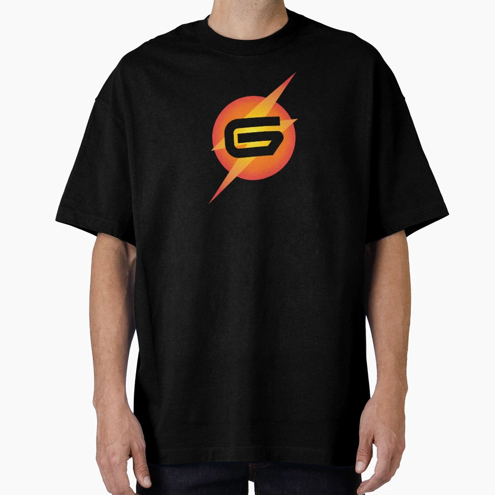 Monogram G Super Hero Lightning Bolt T-Shirt - Aesthetic Graphic for Adults - T-Shirt, Sweatshirt, Hoodie