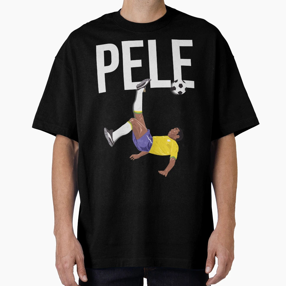Bicycle Kick Pele Soccer Football T-Shirt - Aesthetic Graphic for Adults - T-Shirt, Sweatshirt, Hoodie