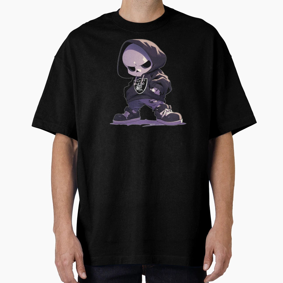 Raider Skeleton Hoodie - Custom Art Print Unisex - T-Shirt, Sweatshirt, Hoodie