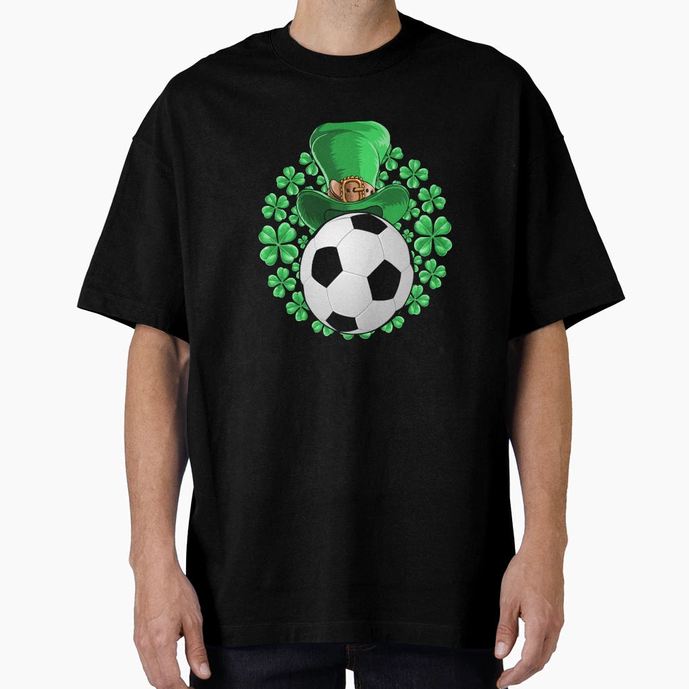 Soccer Saint Patricks Day T-Shirt - Aesthetic Graphic Unisex - T-Shirt, Sweatshirt, Hoodie