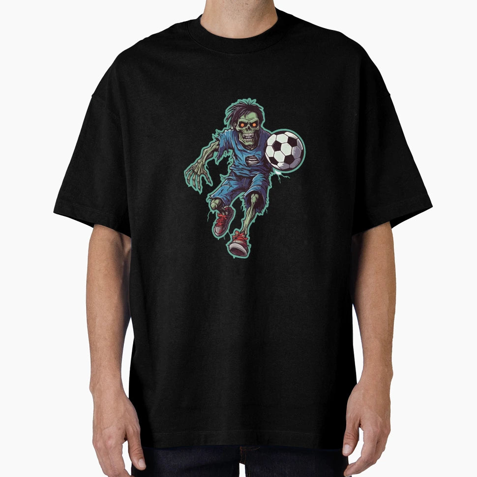 Zombie Football Player Zombies T-Shirt - Aesthetic Graphic Men Women - T-Shirt, Sweatshirt, Hoodie