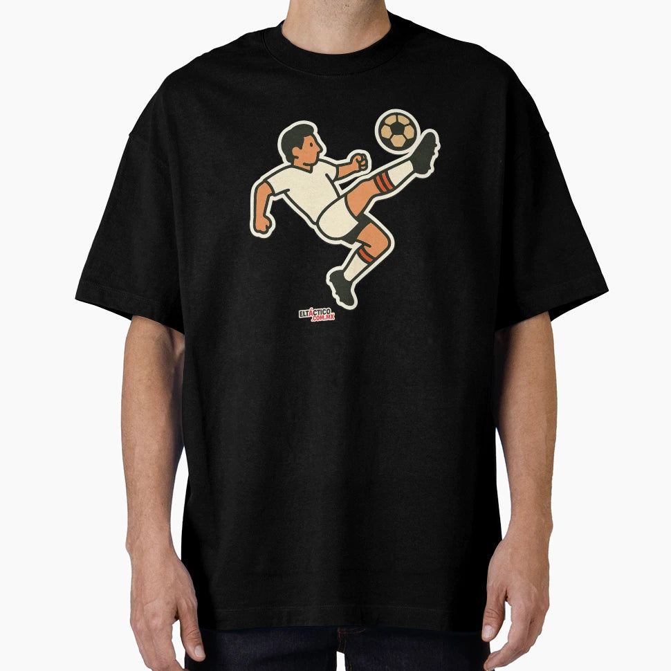 Manuel Negretes Half Scissors Kick Goal T-Shirt - Minimalist Print Unisex - T-Shirt, Sweatshirt, Hoodie