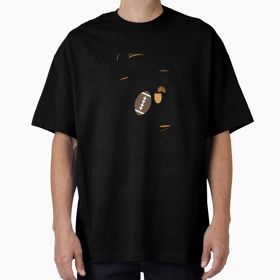 Sundays Are Football And Mimosas T-Shirt - Fun Novelty Design for Adults - T-Shirt, Sweatshirt, Hoodie