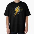 Dynamic Lightning Bolt Crackling T-Shirt - Aesthetic Graphic Men Women - T-Shirt, Sweatshirt, Hoodie