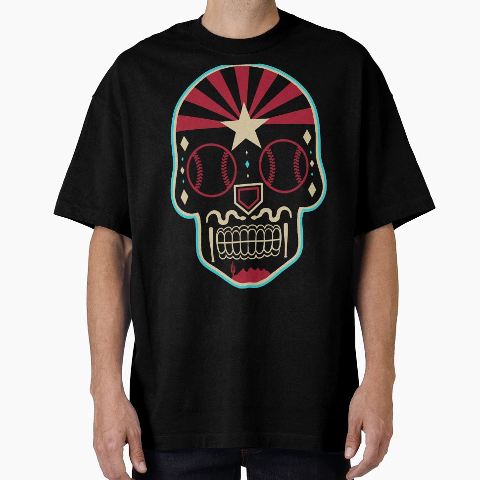 Arizona Sugar Skull T-Shirt - Trendy Graphic for Adults - T-Shirt, Sweatshirt, Hoodie