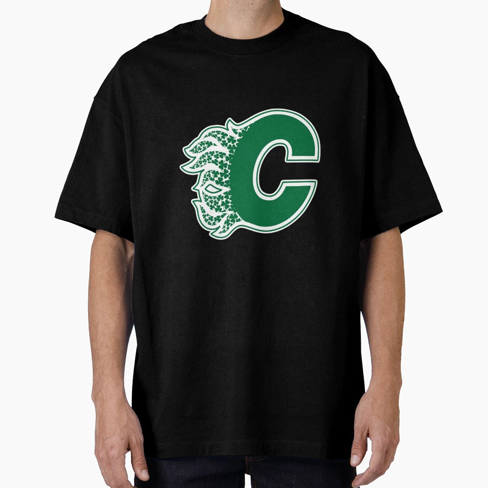 Flames Saint Patricks Day T-Shirt - Graphic Print Unisex - T-Shirt, Sweatshirt, Hoodie