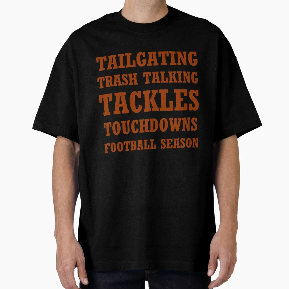 Tailgating Trash Talking Football Season T-Shirt - Minimalist Print Unisex - T-Shirt, Sweatshirt, Hoodie