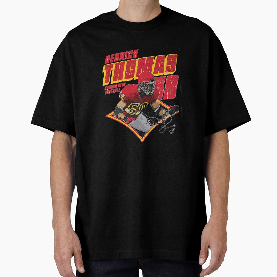 Derrick Thomas Kansas City Diamond T-Shirt - Novelty Apparel Unisex - T-Shirt, Sweatshirt, Hoodie