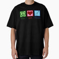 Peace Love Ukulele T-Shirt - Fun Novelty Design for Adults - T-Shirt, Sweatshirt, Hoodie