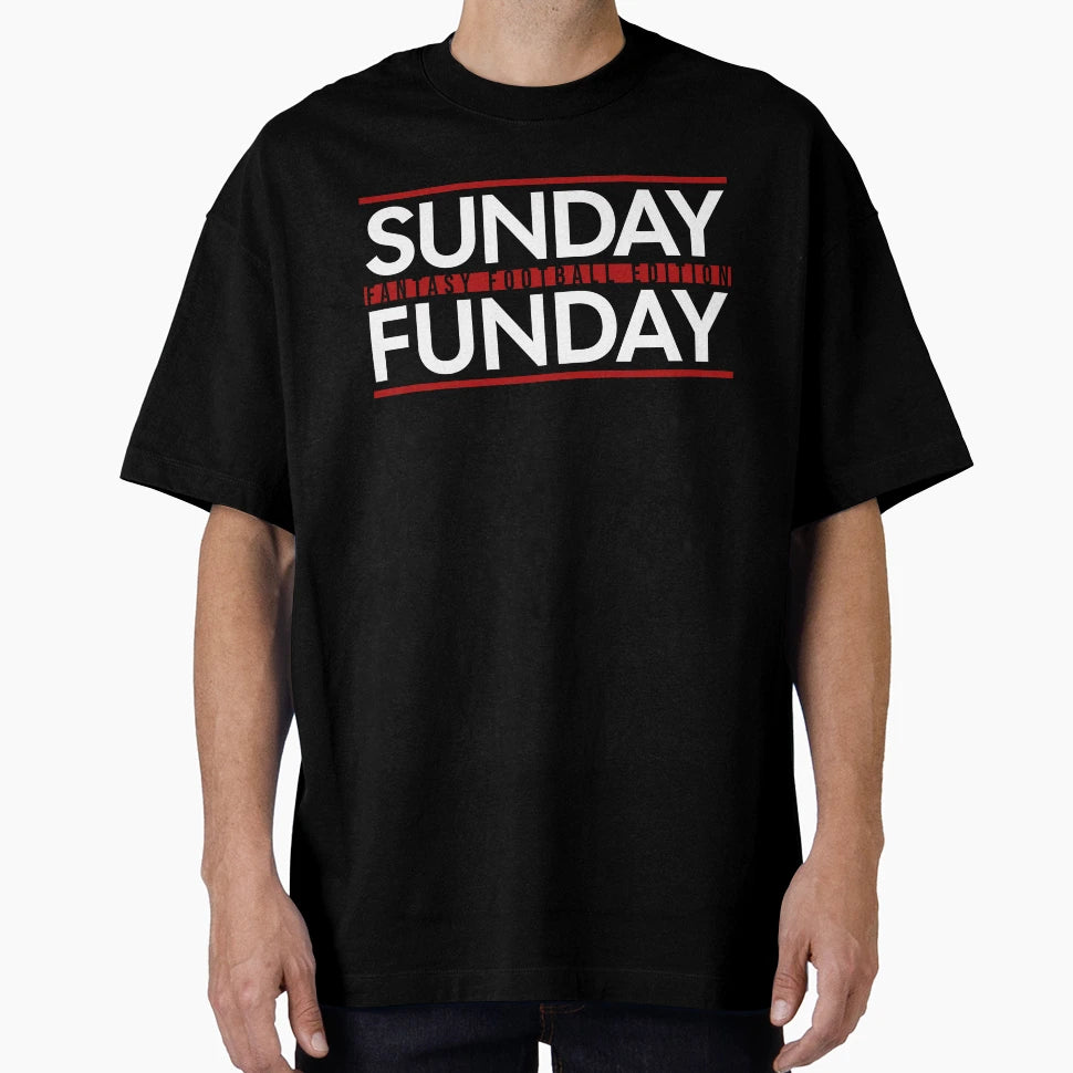 Sunday Funday Fantasy Football T-Shirt - Fun Novelty Design Men Women - T-Shirt, Sweatshirt, Hoodie