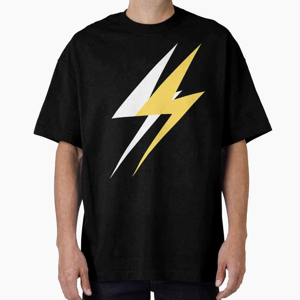 Geometric Lightening Bolts Yellow Black T-Shirt - Fun Novelty Design Unisex - T-Shirt, Sweatshirt, Hoodie