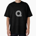 Track Letter Q Black And White T-Shirt - Custom Art Print for Adults - T-Shirt, Sweatshirt, Hoodie