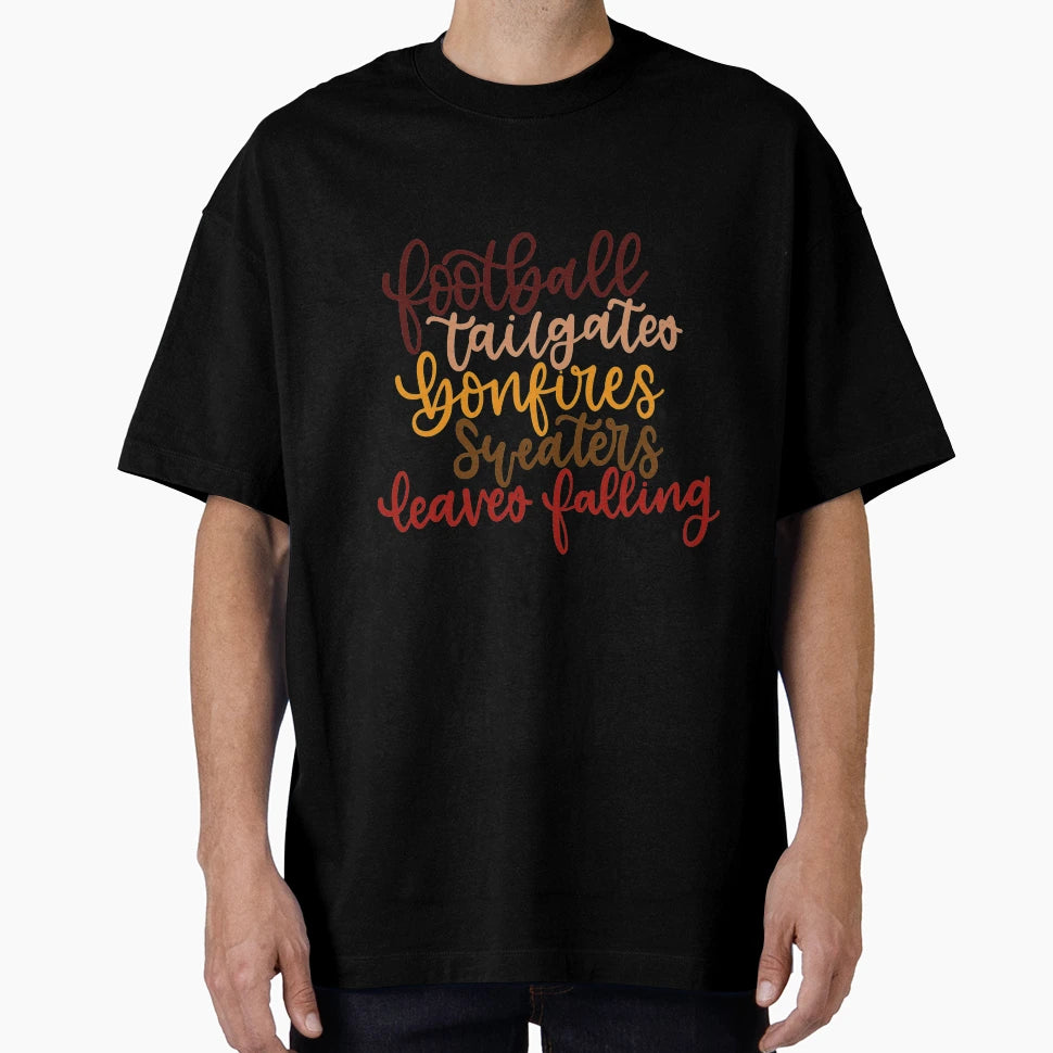 Football Tailgates Bonfires Sweaters T-Shirt - Minimalist Print Men Women - T-Shirt, Sweatshirt, Hoodie