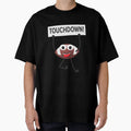 American Football Cartoon Holding T-Shirt - Fun Novelty Design for Adults - T-Shirt, Sweatshirt, Hoodie