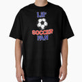 Lil Soccer Fan Black T-Shirt - Custom Art Print Unisex - T-Shirt, Sweatshirt, Hoodie