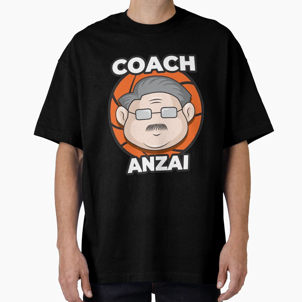 Coach Anzai Basketball Icon T-Shirt - Aesthetic Graphic Unisex - T-Shirt, Sweatshirt, Hoodie