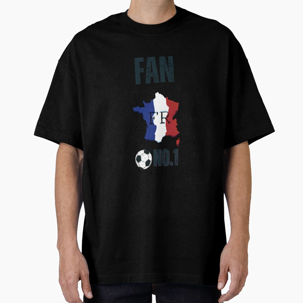 Supporter French National Football T-Shirt - Custom Art Print Men Women - T-Shirt, Sweatshirt, Hoodie