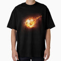 Soccer Fire T-Shirt - Graphic Print Men Women - T-Shirt, Sweatshirt, Hoodie