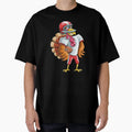 Thanksgiving Turkey Football T-Shirt - Streetwear Style Men Women - T-Shirt, Sweatshirt, Hoodie
