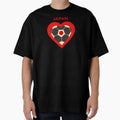 Japan Soccer Heart T-Shirt - Custom Art Print Unisex - T-Shirt, Sweatshirt, Hoodie