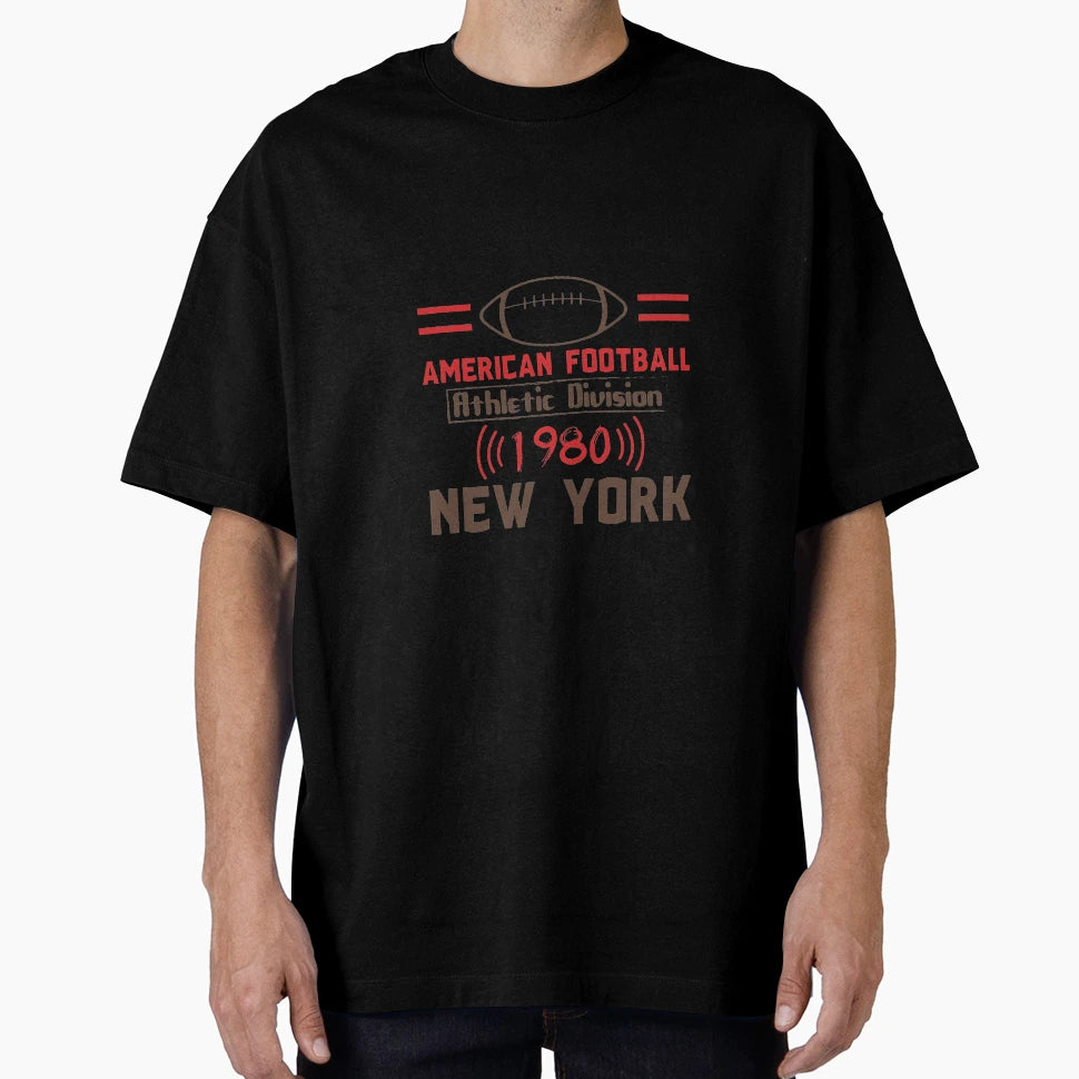 Amercian Football Athletic Divison 1980 T-Shirt - Graphic Print for Adults - T-Shirt, Sweatshirt, Hoodie