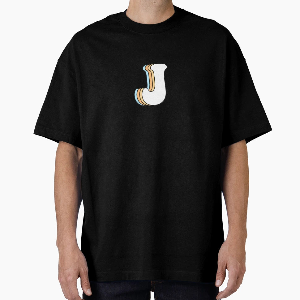 Letter J T-Shirt - Minimalist Print Unisex - T-Shirt, Sweatshirt, Hoodie