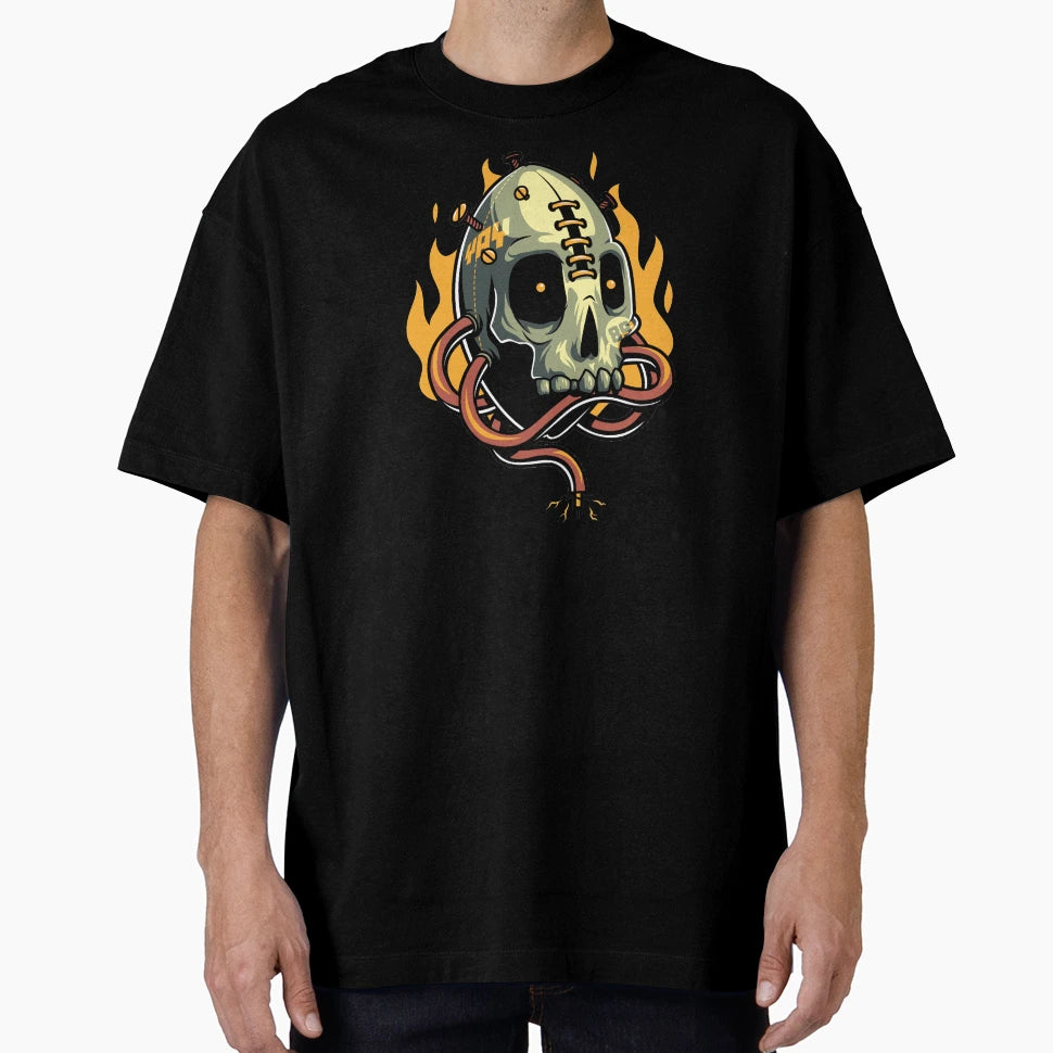 Skull Fire T-Shirt - Novelty Apparel Men Women - T-Shirt, Sweatshirt, Hoodie