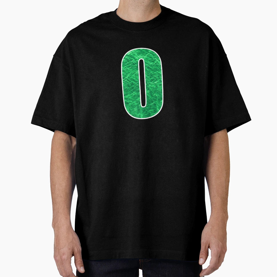 Letter O Green Water Wave Ocean T-Shirt - Casual Everyday Wear Men Women - T-Shirt, Sweatshirt, Hoodie