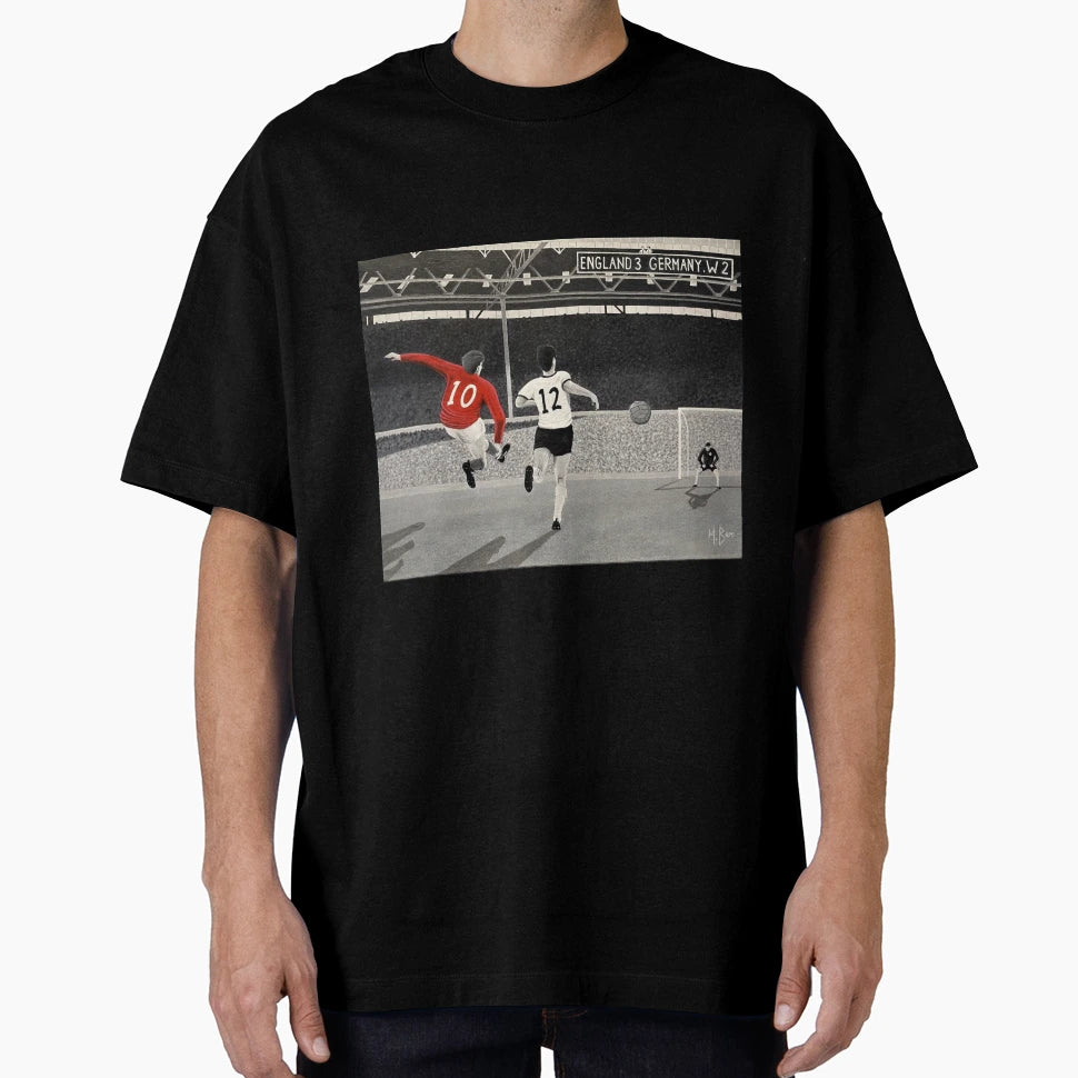 My Painting Sir Geoff Hurst Scoring Final T-Shirt - Trendy Graphic Unisex - T-Shirt, Sweatshirt, Hoodie