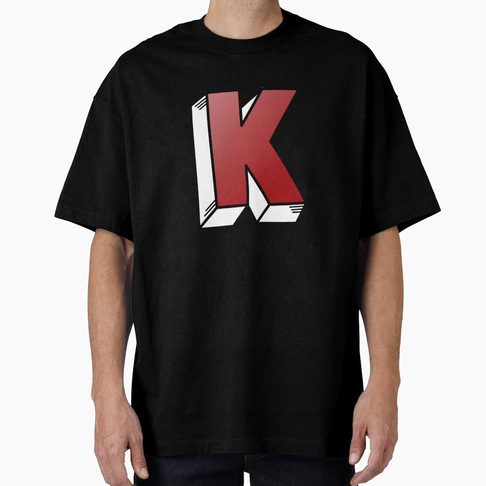 Letter K T-Shirt - Aesthetic Graphic for Adults - T-Shirt, Sweatshirt, Hoodie