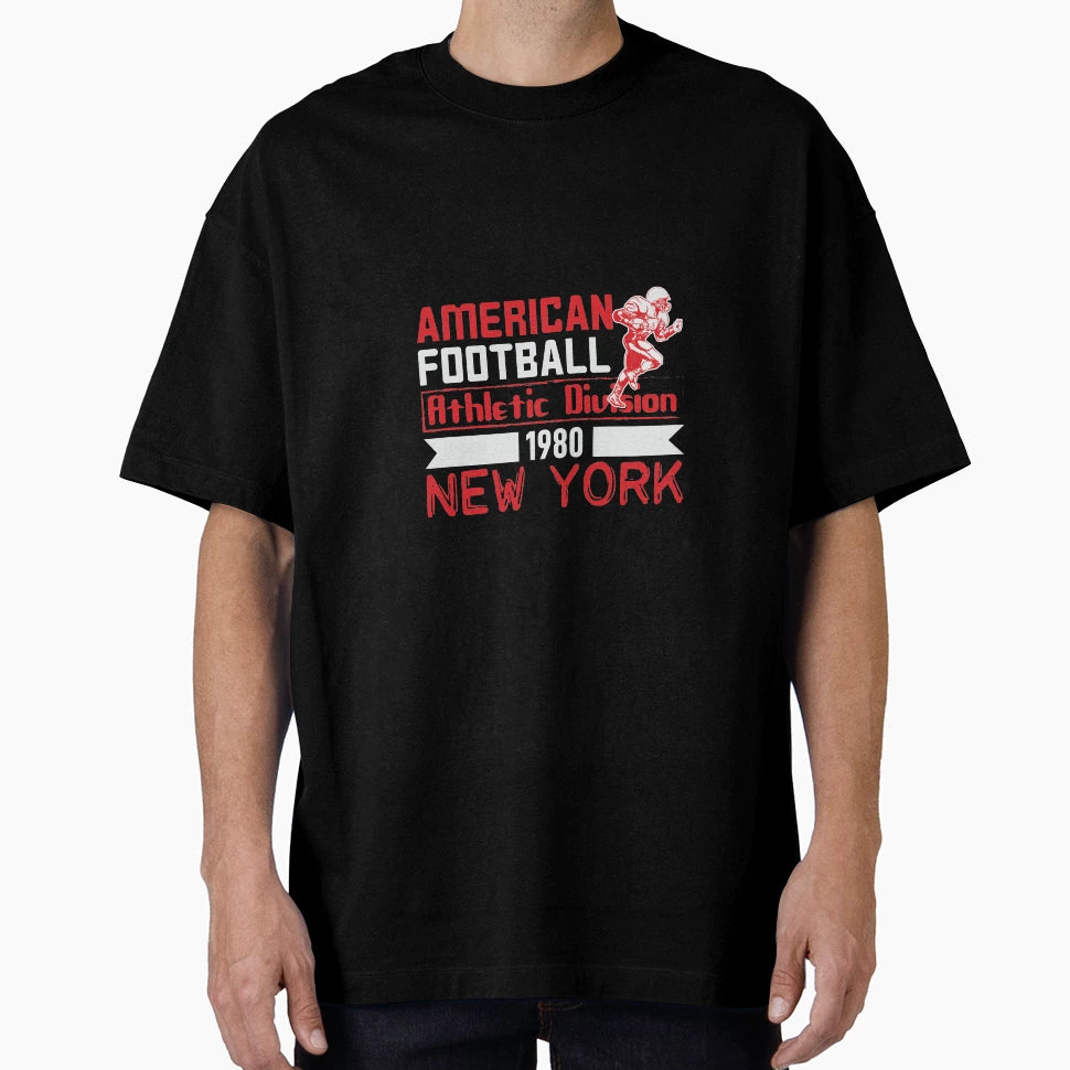 Amercian Football Athletic Divison 1980 T-Shirt - Unique Graphic Men Women - T-Shirt, Sweatshirt, Hoodie