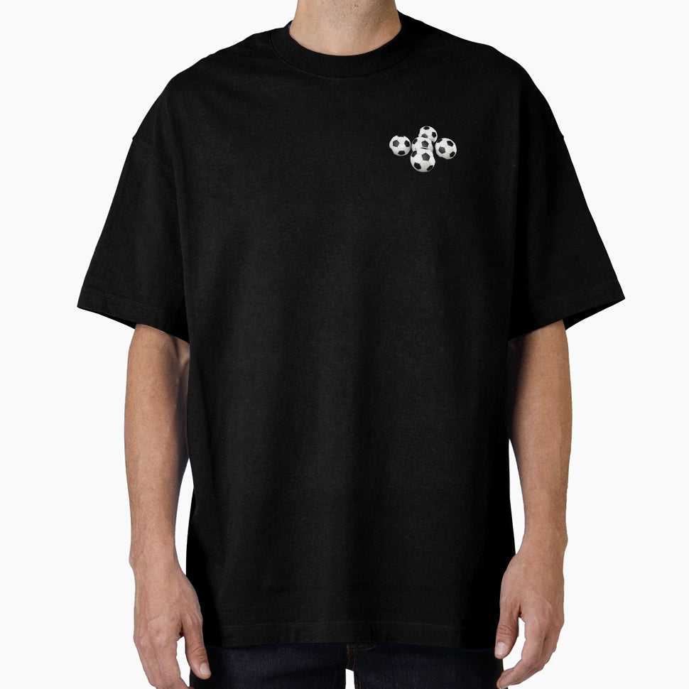 Five Footballs T-Shirt - Aesthetic Graphic for Adults - T-Shirt, Sweatshirt, Hoodie