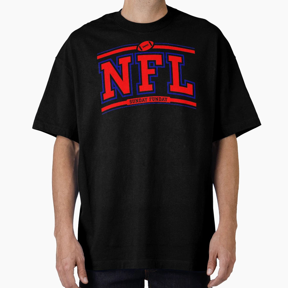 Sunday Funday Footbal Fan T-Shirt - Unique Graphic Unisex - T-Shirt, Sweatshirt, Hoodie