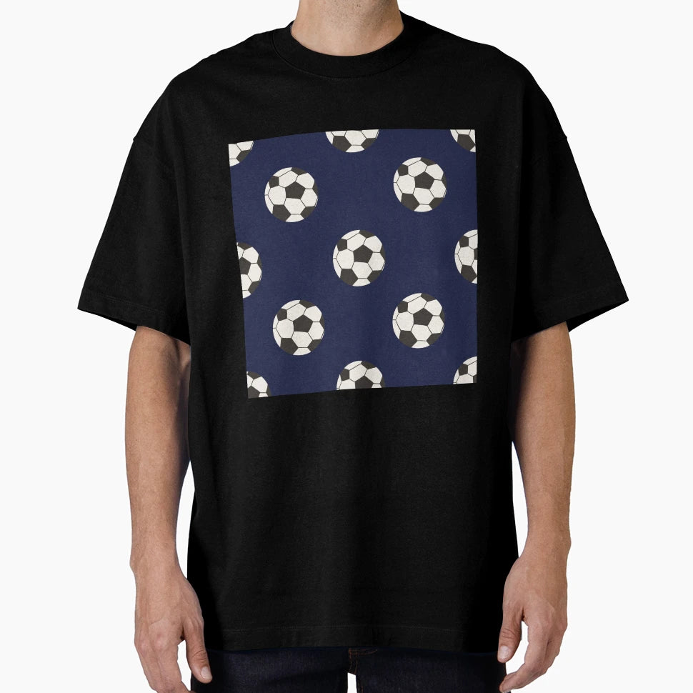 Soccer Pattern T-Shirt - Fun Novelty Design Men Women - T-Shirt, Sweatshirt, Hoodie