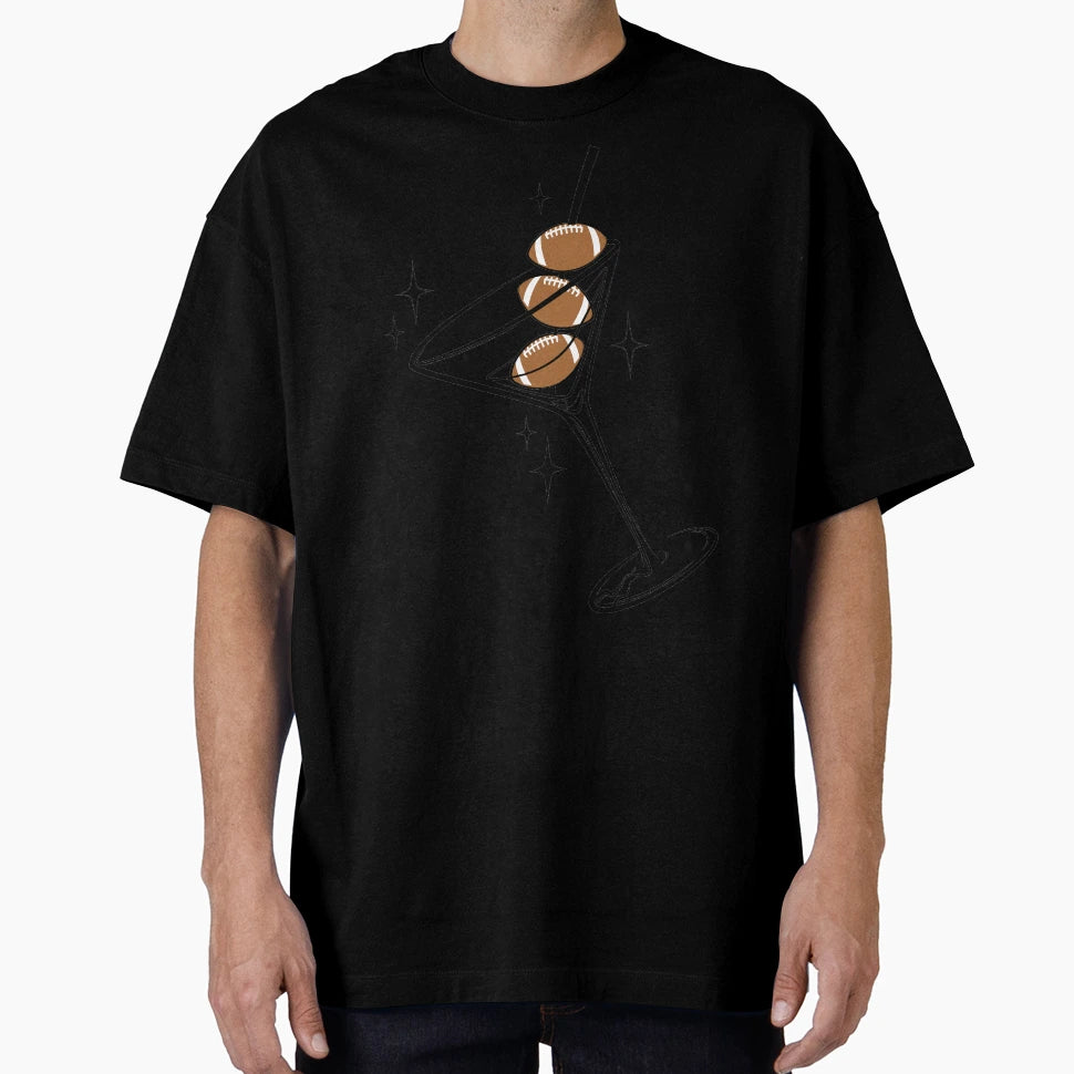 Football Tini T-Shirt - Trendy Graphic for Adults - T-Shirt, Sweatshirt, Hoodie