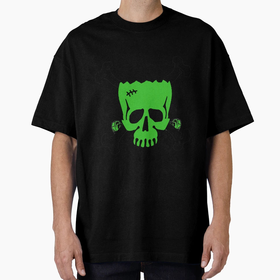 Frankenstein Skull T-Shirt - Custom Art Print Men Women - T-Shirt, Sweatshirt, Hoodie