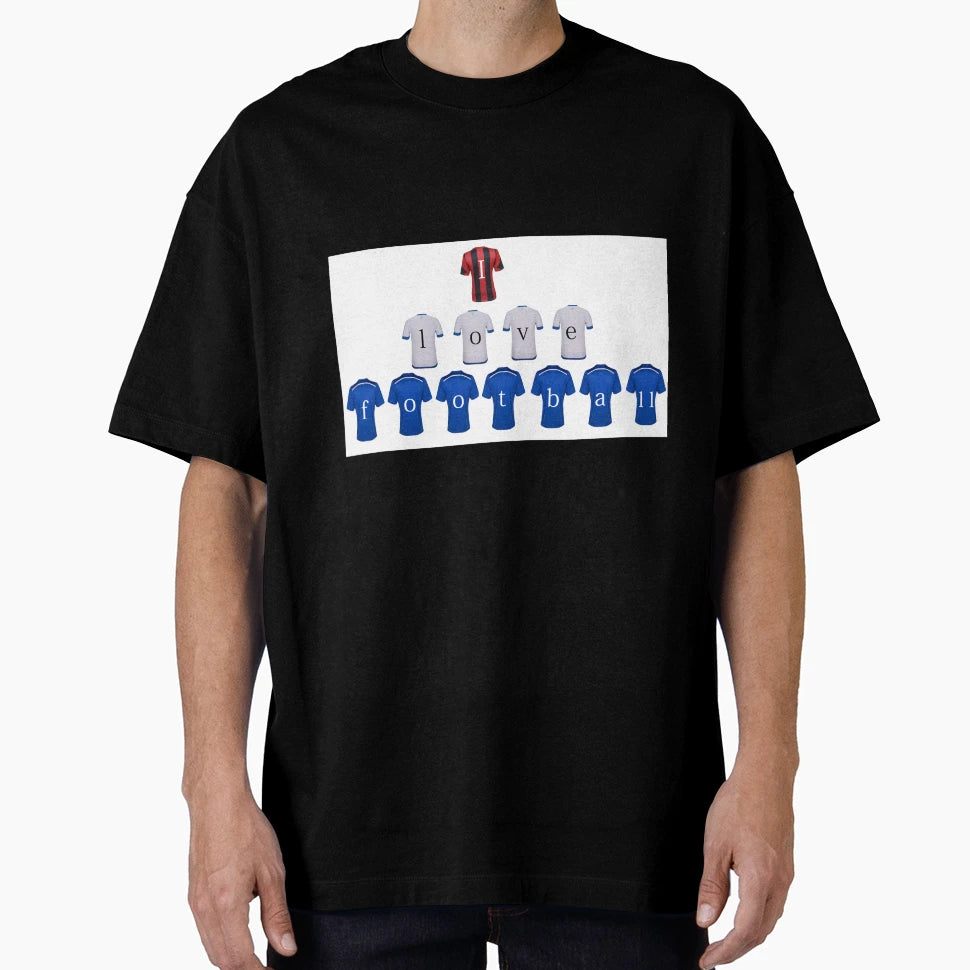 I Love Football T-Shirt - Novelty Apparel for Adults - T-Shirt, Sweatshirt, Hoodie