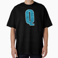 Letter Q Water Art Effect Monogram T-Shirt - Aesthetic Graphic Men Women - T-Shirt, Sweatshirt, Hoodie
