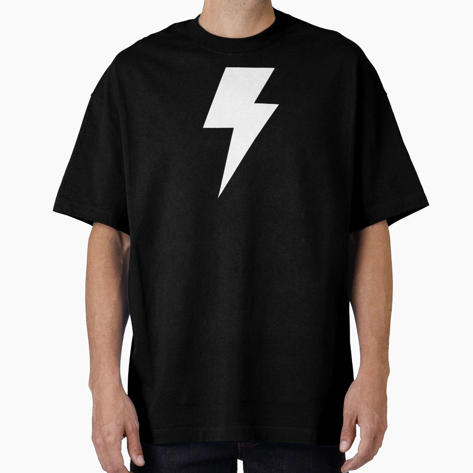 White Lightning Pattern T-Shirt - Aesthetic Graphic for Adults - T-Shirt, Sweatshirt, Hoodie