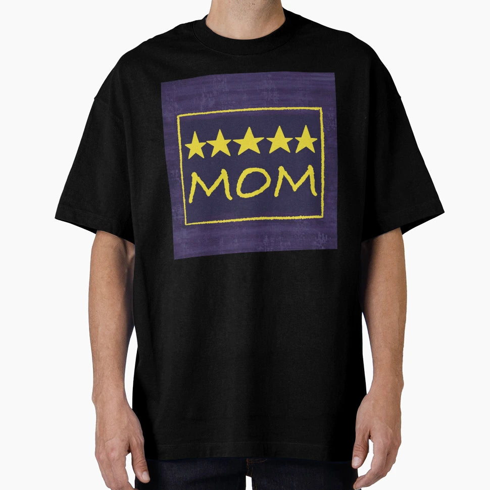 Five Star Mom T-Shirt - Aesthetic Graphic Men Women - T-Shirt, Sweatshirt, Hoodie