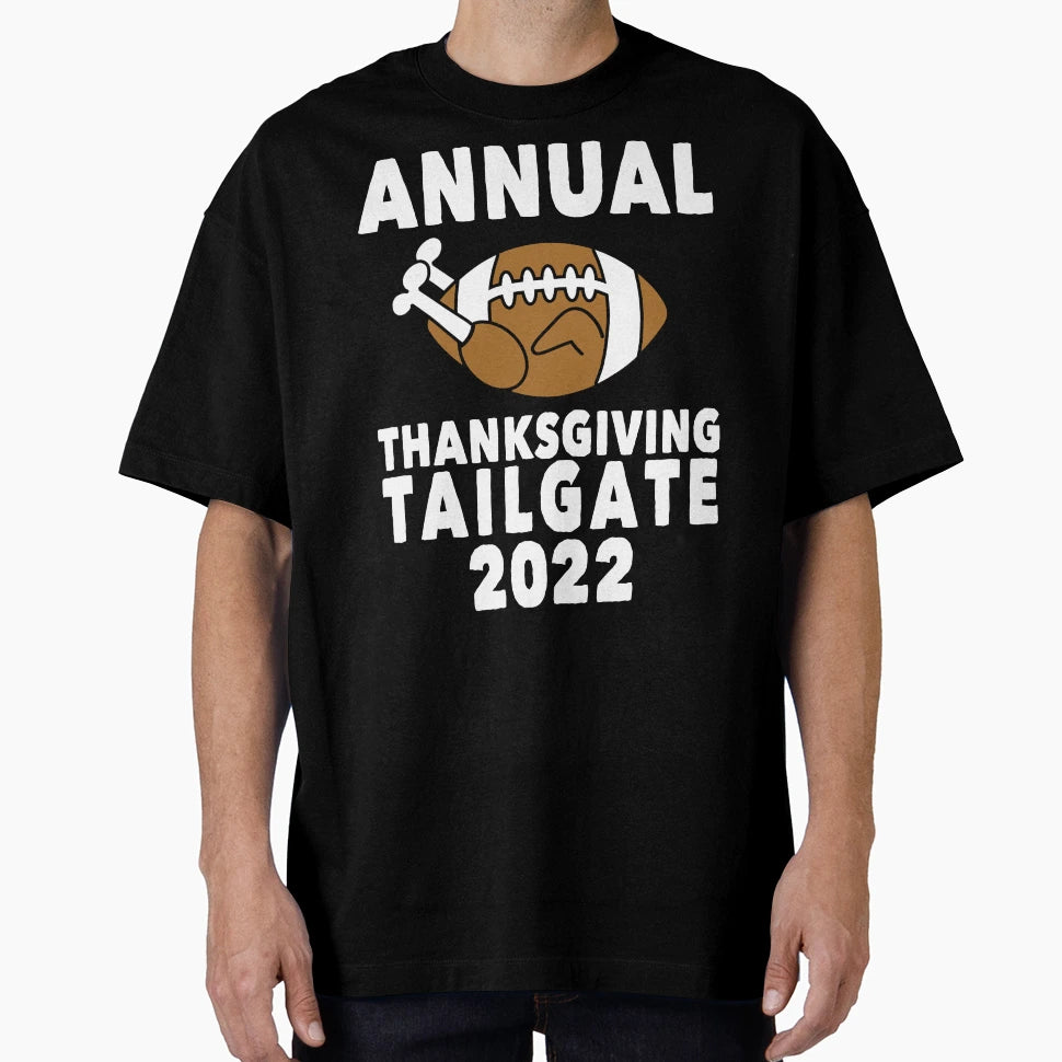 Annual Thanksgiving Football T-Shirt - Casual Everyday Wear for Adults - T-Shirt, Sweatshirt, Hoodie