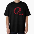 Letter Q Red Rose T-Shirt - Fun Novelty Design Unisex - T-Shirt, Sweatshirt, Hoodie