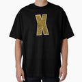 Letter X Yellow And Gold Water Wave Ocean T-Shirt - Novelty Apparel Unisex - T-Shirt, Sweatshirt, Hoodie