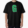 Letter G Green Water Wave Ocean Art T-Shirt - Streetwear Style Men Women - T-Shirt, Sweatshirt, Hoodie