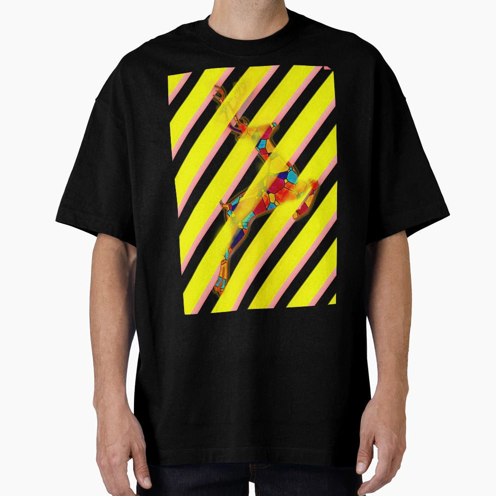 Neon Deer T-Shirt - Graphic Print Men Women - T-Shirt, Sweatshirt, Hoodie